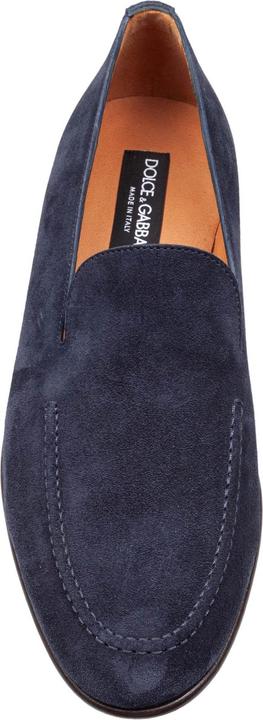 Produktbild Dolce & Gabbana calfskin crust moccasin color blue (41)