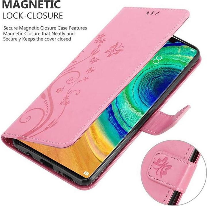 Actual product image Cadorabo Flower Book Cover (Mate 30 Pro)