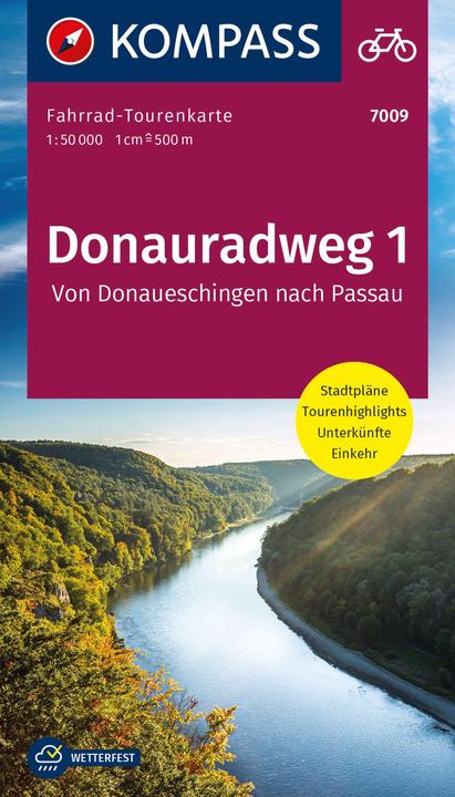 Produktbild Fahrrad-Tourenkarte Donauradweg 1, Von