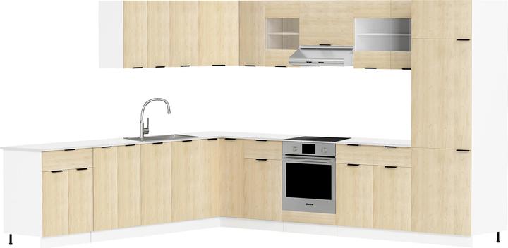 Produktbild VCM Eck Küchenschrank Unterschrank Fasola (76 x 76 x 82 cm)
