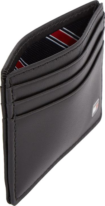 Immagine prodotto Tommy Hilfiger Portacarte da uomo Eton in pelle CC, nero, taglia unica (100% pelle (FWA))