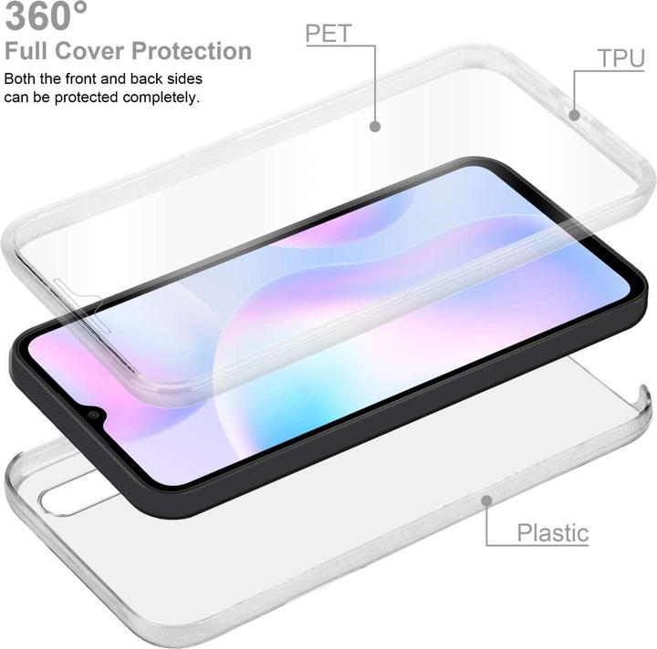 Actual product image Cadorabo Bumper Case for Xiaomi RedMi 9A / RedMi 9AT TPU 360 Grad Case for Xiaomi RedMi 9A / RedMi 9AT (Xiaomi Redmi 9AT, Xiaomi Redmi 9A)