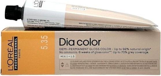 L'Oréal Paris Loreal DIA Color 5,35 Hellbraun Gold Mahagoni 60 ml (5.35 hellbraun gold mahagoni)