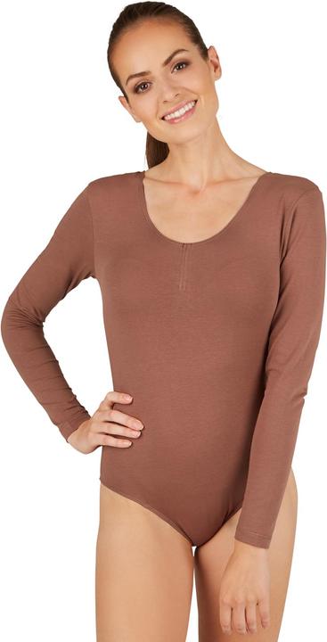 Immagine prodotto Dressforfun Body donna a maniche lunghe con scollo rotondo (L)
