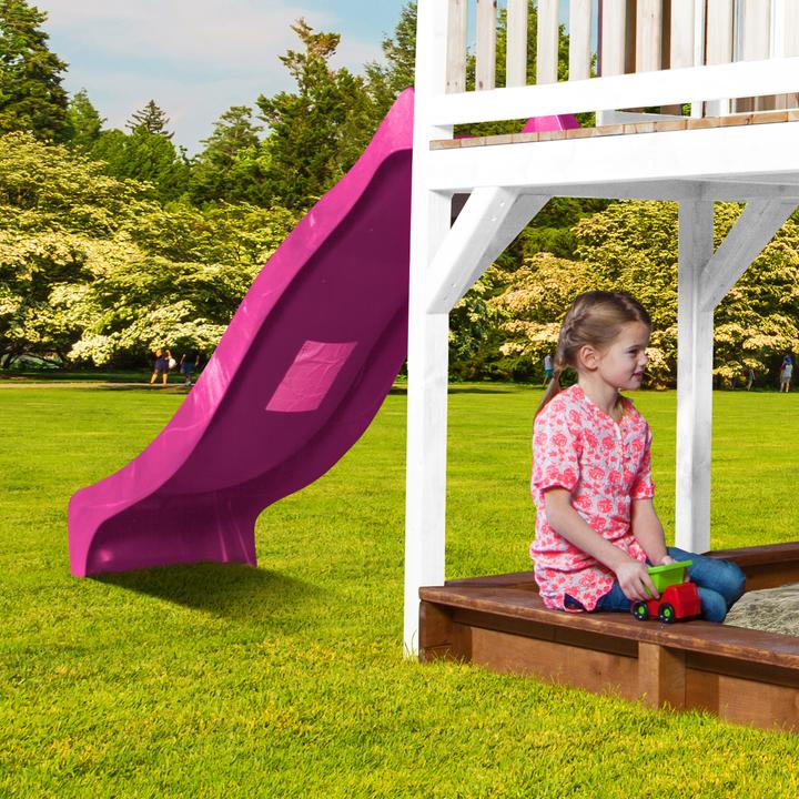 Immagine prodotto Axi Liam Playhouse con altalena Summer Nest Brown/White - Purple Slide