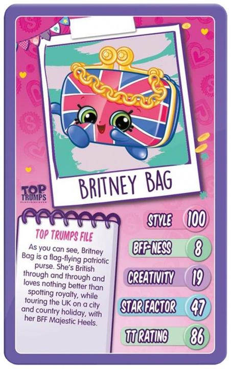 Actual product image Top Trumps Boardgame Trumps New Shopkins English 002301