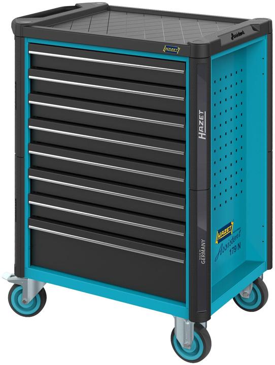 Actual product image HAZET Tool trolley Tool trolley Assistent 179N-8 ∙ Drawers, flat: 7 x 81 x 522 x 398 mm ∙ Drawers, … (1 x)