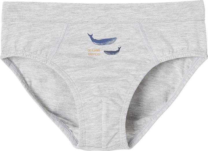 Immagine prodotto Vertbaudet Confezione da 7 slip da ragazzo in cotone biologico, balene (152, Confezione da 7)