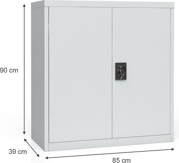 Produktbild Vicco Metallschrank (85 x 39 x 90 cm)
