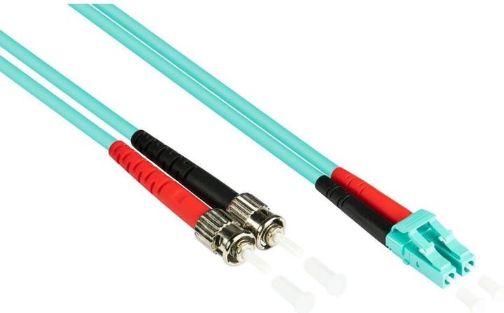 Produktbild Kabelmeister Patchkabel LWL Duplex OM3 (Multimode, 50/125) LC/ST, LSZH, austauschb. Pol., 20m (20 m)