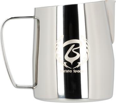 Barista Space Milchkännchen aus poliertem Silber (0.45 l)