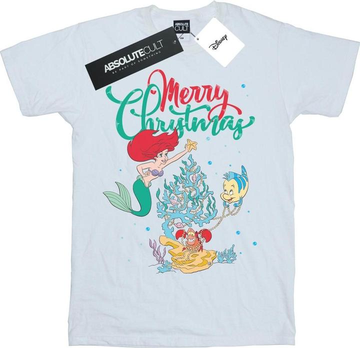 Disney Princess Ariel Merry Christmas TShirt Jungen