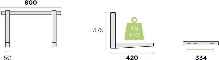 Actual product image No Name Rodigas MS230 air conditioning bracket