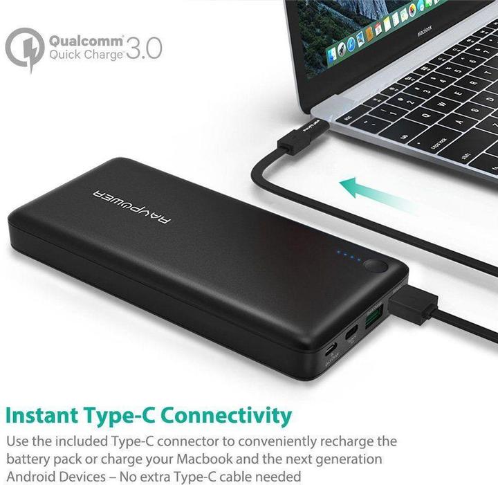 Immagine prodotto RAVPower Rp-Pb043 (20100 mAh, 100 Wh)