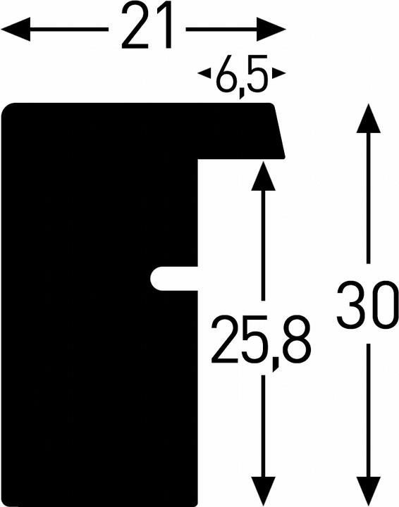 Actual product image Nielsen Apollo 21x29,7 wood DIN A4 (24 x 30 cm)
