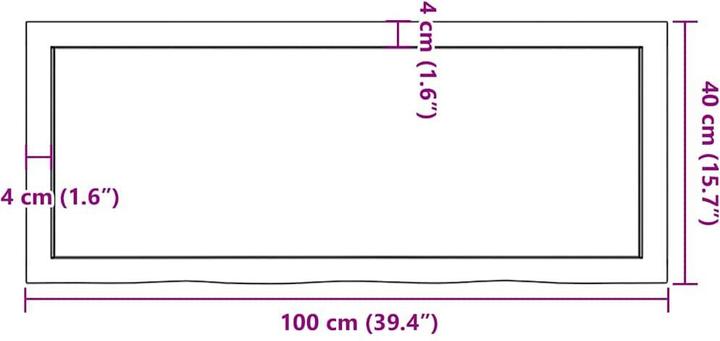 Produktbild VidaXL Emerald (100 x 6 x 40 cm)