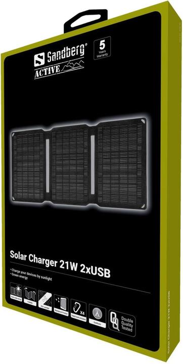 Produktbild Sandberg Solar Charger (21 W, 0.68 kg)