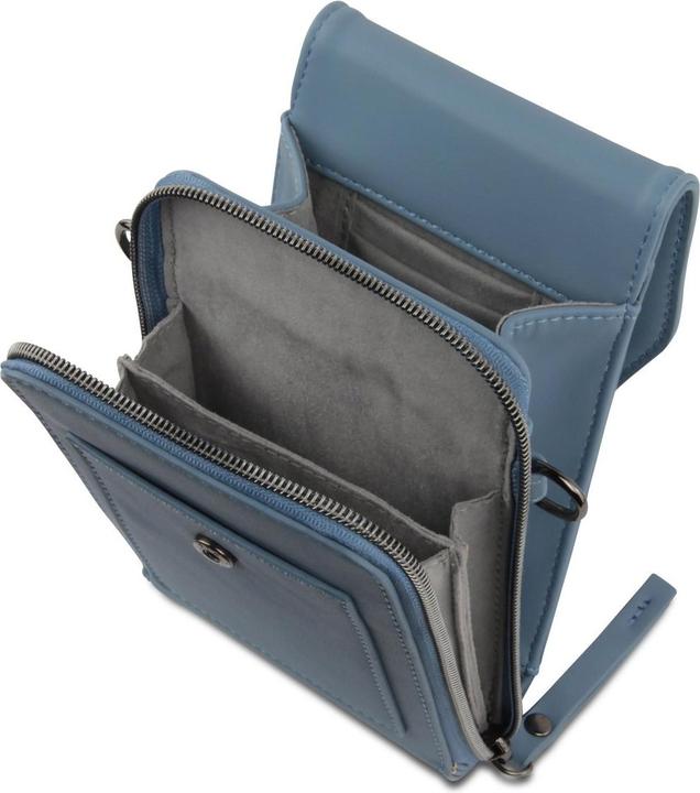 Actual product image Bugatti Almata crossover purse denim