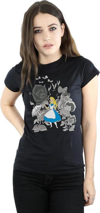 Immagine prodotto Alice In Wonderland Maglietta in cotone a fiori (L)
