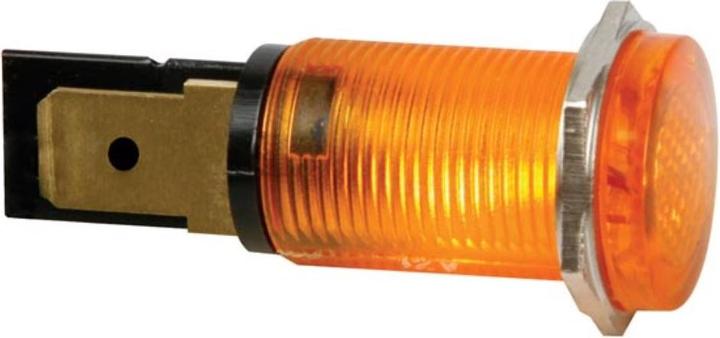 Produktbild Velleman KONTROLL-LAMPE - RUND - GELB/ORANGE - 12 V - 14 mm