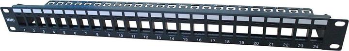 Produktbild Multimedia Connect Patchpanel unshielded unloaded 24 ports for BC keystones