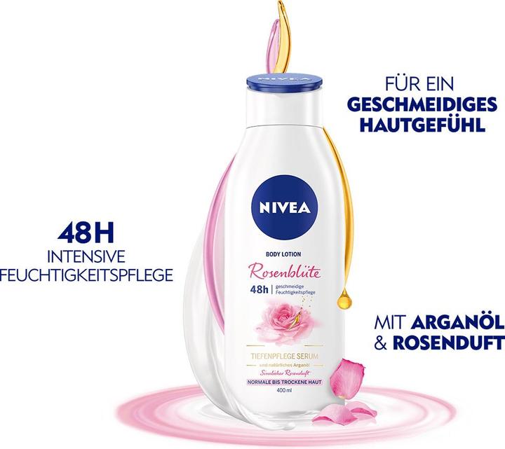 Actual product image NIVEA Rosenblüte (Body lotion, 400 ml)