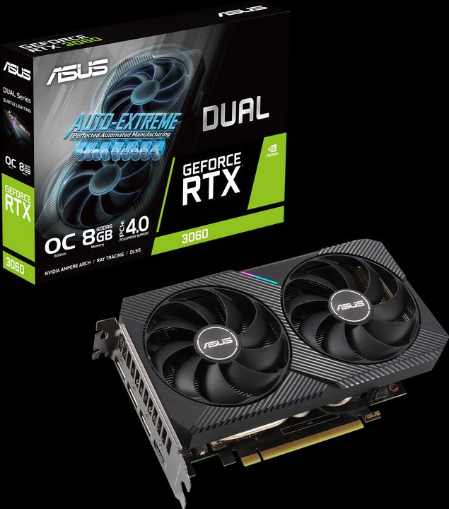 Actual product image ASUS DUAL GeForce RTX 3060 OC EDITION (8 GB)