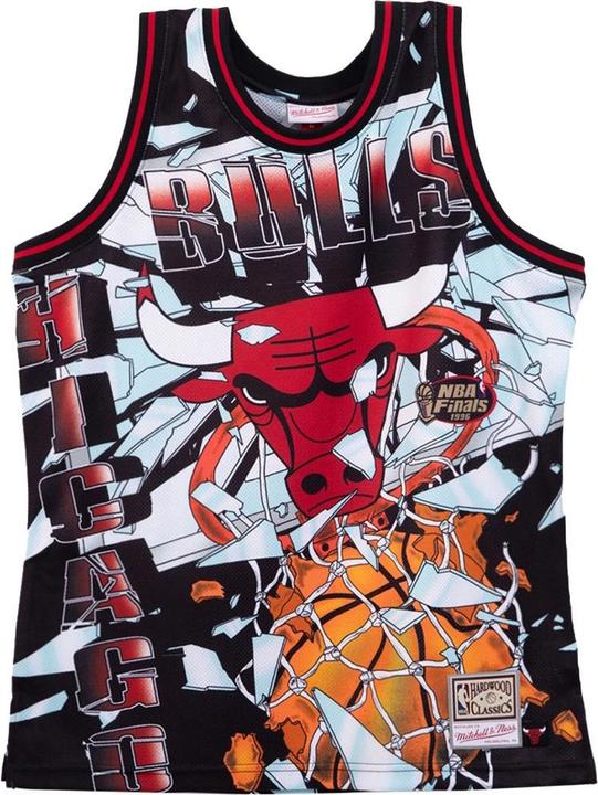 Immagine prodotto Mitchell & Ness M&N Big Face 6.0 Maglia Canotta Moda Chicago Bulls - M (M)