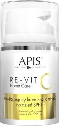 Actual product image Apis Natural Cosmetics Apis Re-Vit C Home Care Spf15 Revitalising Cream With Vitamin C For The Day 50Ml (Suntan cream, SPF 15, 50 ml)