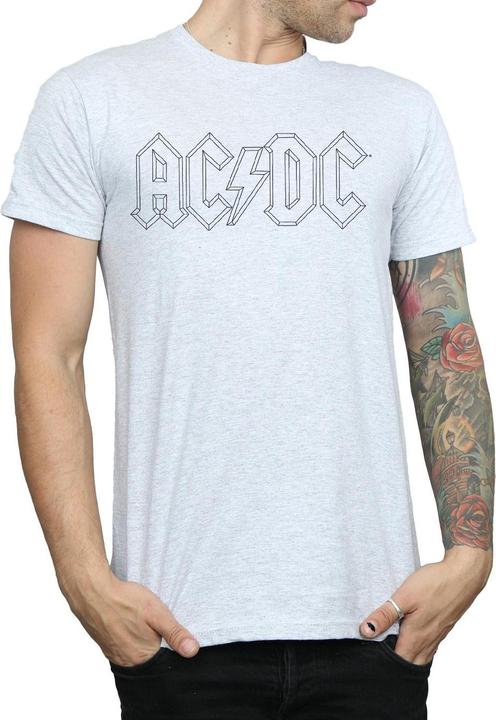 Image du produit AC/DC - T-shirt BLACK OUTLINE LOGO - Homme (3XL)