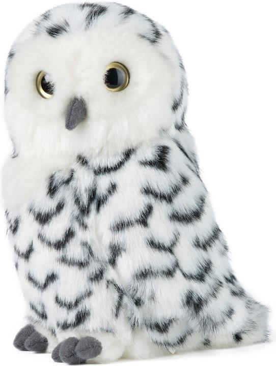 Produktbild Living Nature Schneeeule mit drehbarem Kopf (18 cm)