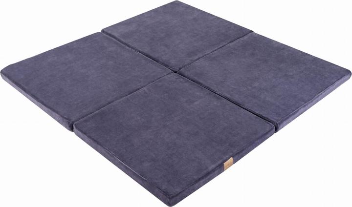 Produktbild Meowbaby Spielmatte für Kinder, quadratisch, faltbar, Velours (120 x 120 cm)