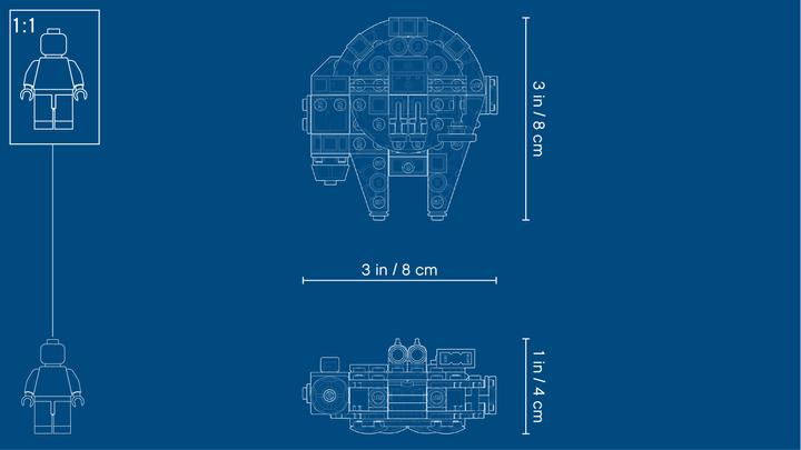 Actual product image LEGO Millennium Falcon Microfighter (75193, LEGO Star Wars)