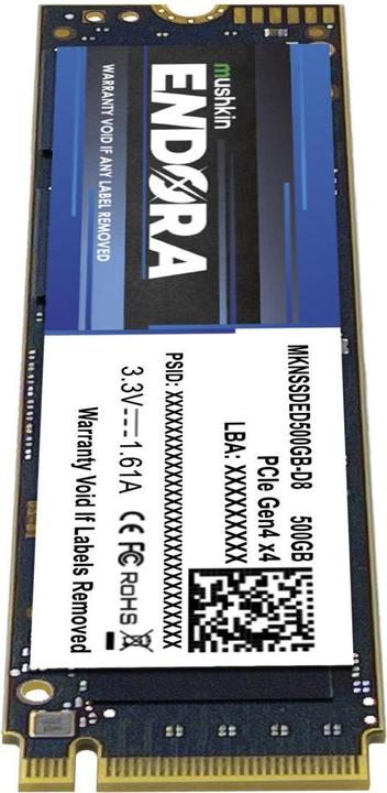 Actual product image Mushkin M.2 500GB Endora NVMe PCIe4.0 x 4 (500 GB, M.2 2280)