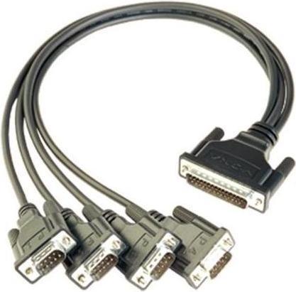 Actual product image Moxa CBL-M44M9X4-50 - Serial cable DB44 plug to DB9 plug, 50 cm (0.50 m)