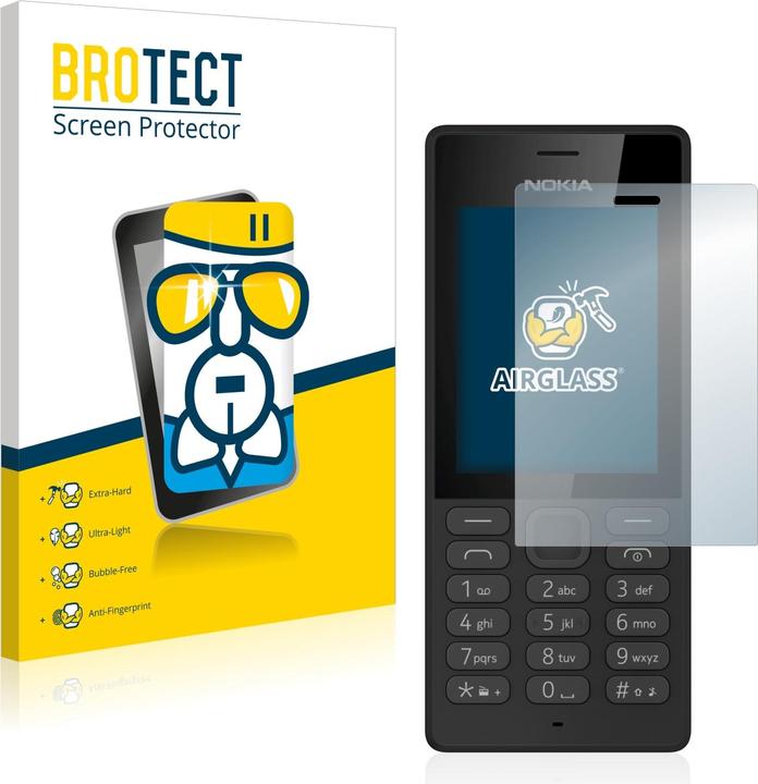 Produktbild BROTECT Schutzglas Schutzfolie Displayschutz Display Schutz Glas Folie klar (1 Stück, Nokia 150)