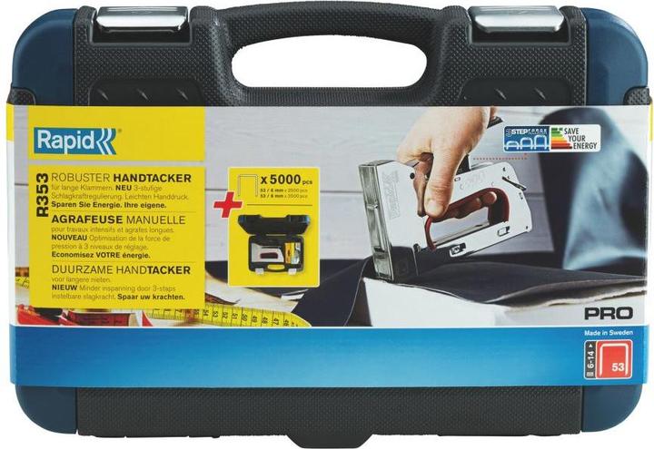 Produktbild Rapid Tacker R353, incl. 2.500 x Klammern Typ 53
