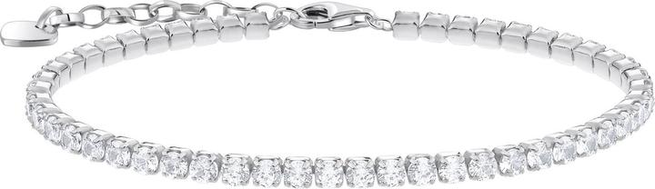 Thomas Sabo Tennisarmband mit weissen Steinen (16 cm, 925er Silber)