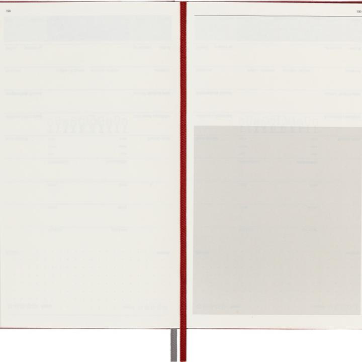 Image du produit Moleskine Passion Journal L/A5, Vin, couverture rigide, Darkred (A5, Règle spéciale, Couverture rigide)