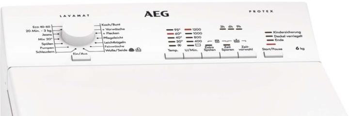 Immagine prodotto AEG L5 TBK 30268 Caricatore superiore D 6kg 1200U AquaStop Tubo AquaStop (6 kg)