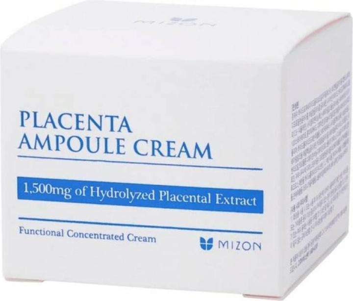 Actual product image Mizon Skin cream containing 1500 mg placenta (placenta Ampoule Cream) 50ml (Cleansing gel, 50 ml)