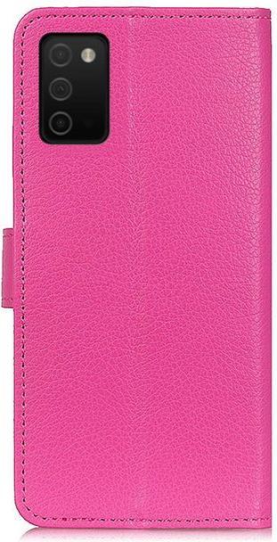 Actual product image MU Classic Litchi Leather Bookcover Series (Samsung Galaxy A03s)
