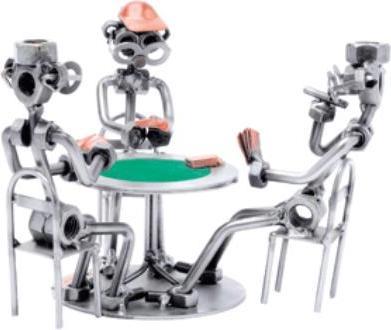 Actual product image Hinz & Kunst 602 - Figure "Poker" (18 x 18 x 17 cm)