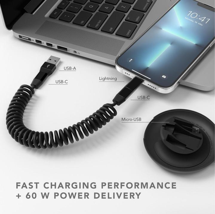 Actual product image Vonmählen USB Type C - USB Type C (0.90 m, USB 2.0)
