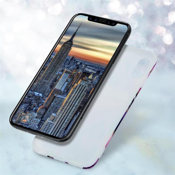 Image du produit Cadorabo Couverture IMD TPU Marbre coloré (Apple iPhone X)