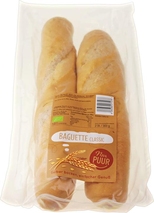 Nur PUUR Baguette Classic 2 pieces organic (300 g)