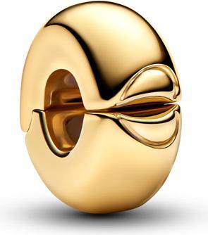 Pandora Round Clip Charm (Metall, Vergoldet, Gold 585)