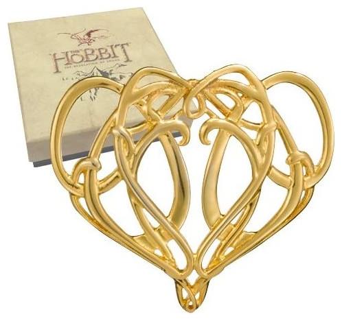 Image du produit Noble Collection Le Hobbit Un voyage inattendu Broche d'Eldron (Sterling