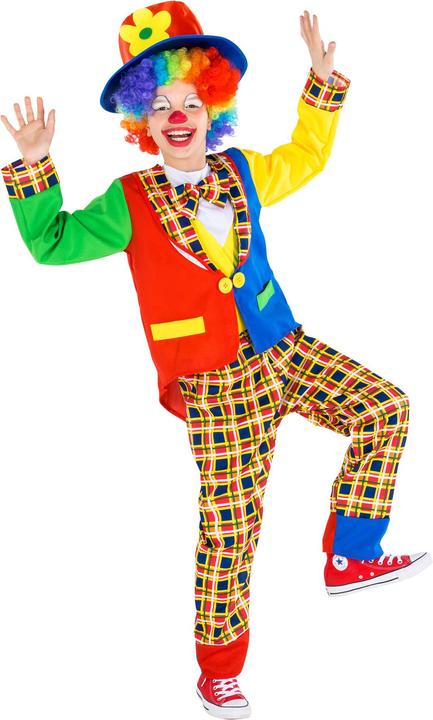 Produktbild Dressforfun Kinder - Teenkostüm Clown Sockenschuss (104)