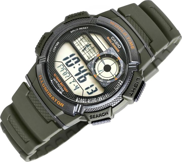 Immagine prodotto Casio Mod. ILLUMINATORE MONDIALE - 5 allarmi, batteria da 10 anni (44 mm)